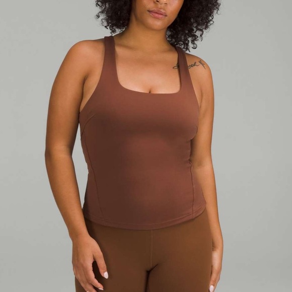 Lululemon InStill Tank Top in Roasted Brown size 6 - Picture 1 of 9